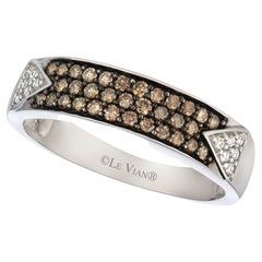Le Vian Ring Band Chocolate White Diamond in 14K White Gold 3 8cts