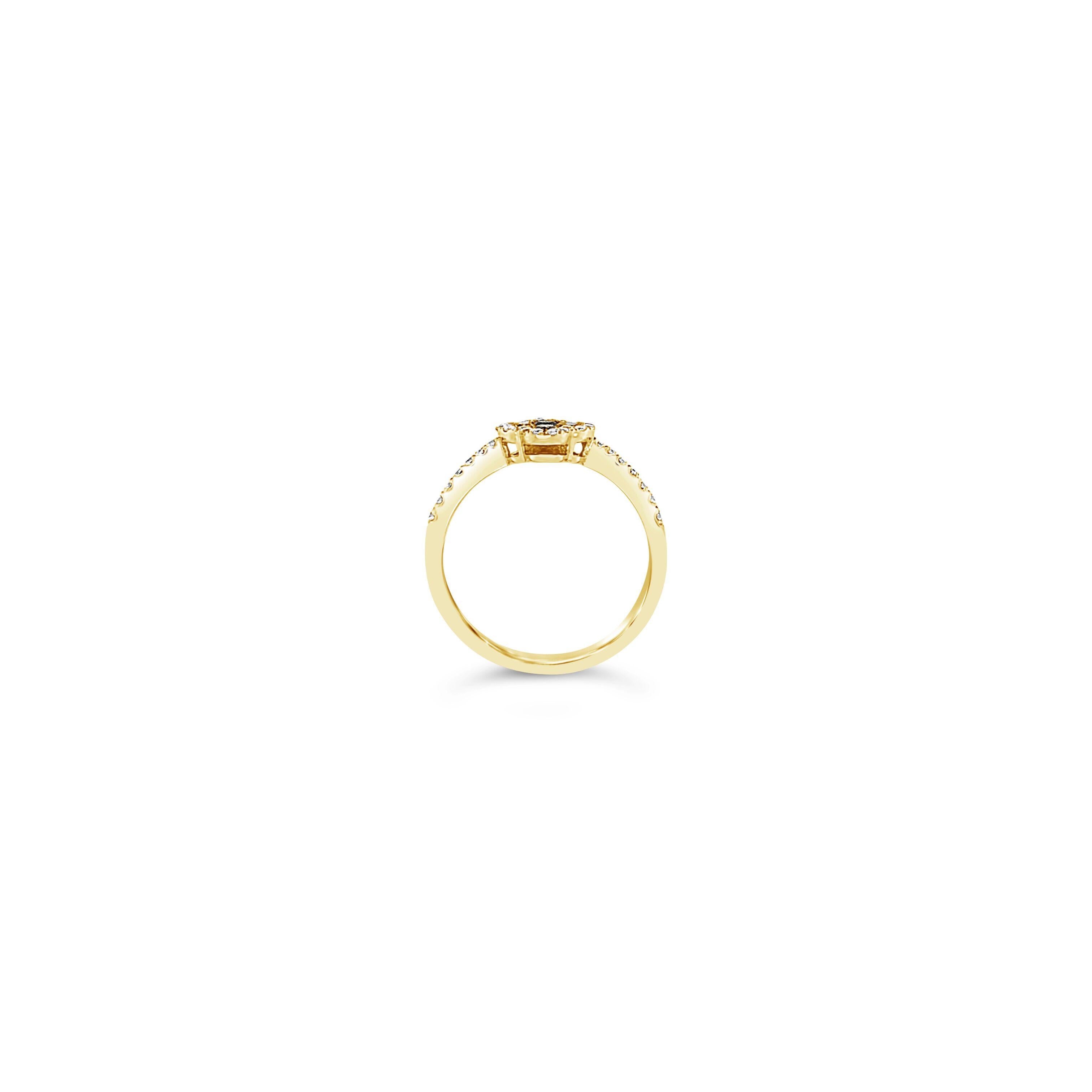 Le Vian Exotics® Ring featuring 1/20 cts. Yellow Diamonds, 1/10 cts. - Diamonds, 1/20 cts. Blue Diamonds, 1/4 cts. Vanilla Diamonds® set in 14K Honey Gold™

Ring Size: 6.5

Ring may or may not be sizable, please feel free to reach out with any