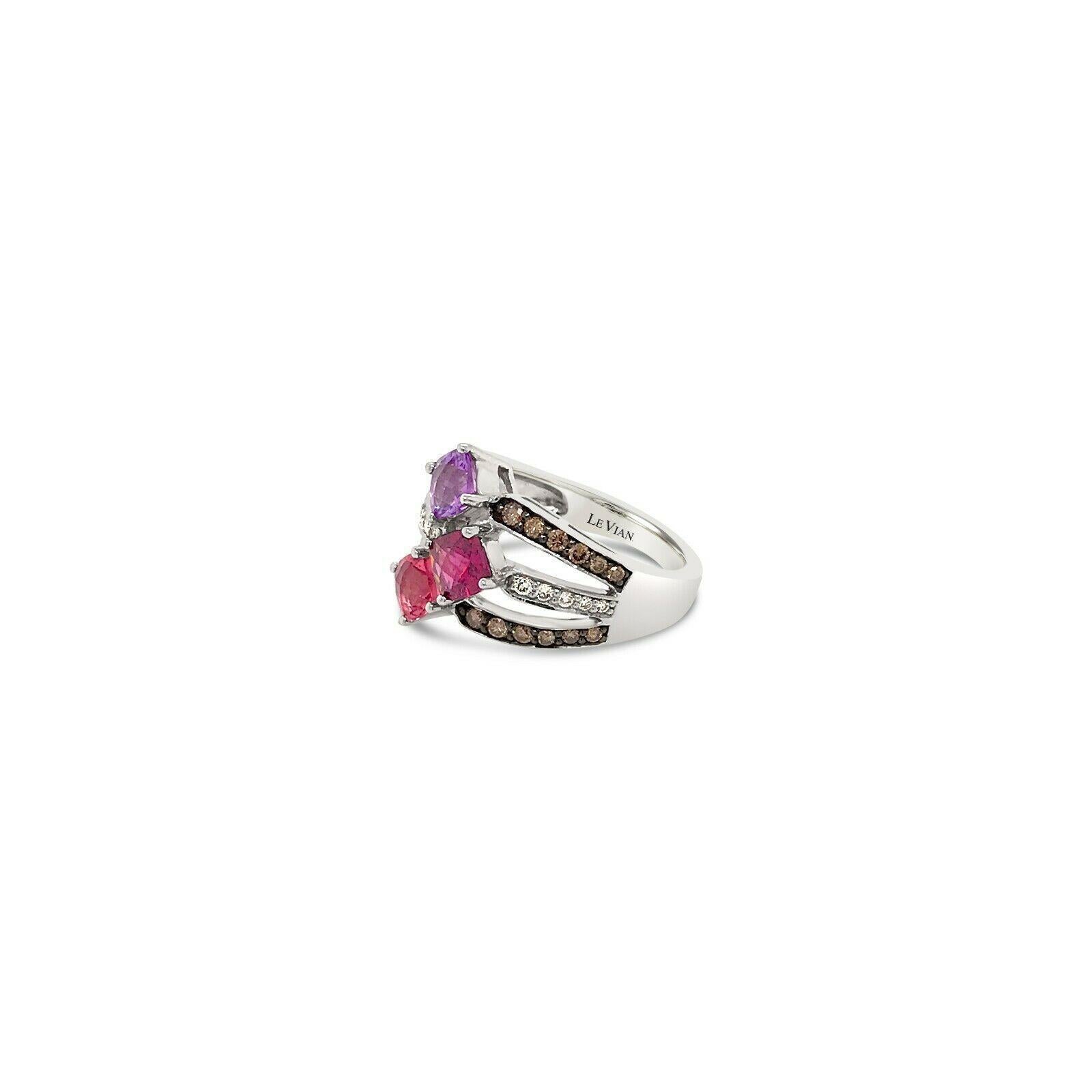 levian rhodolite garnet ring