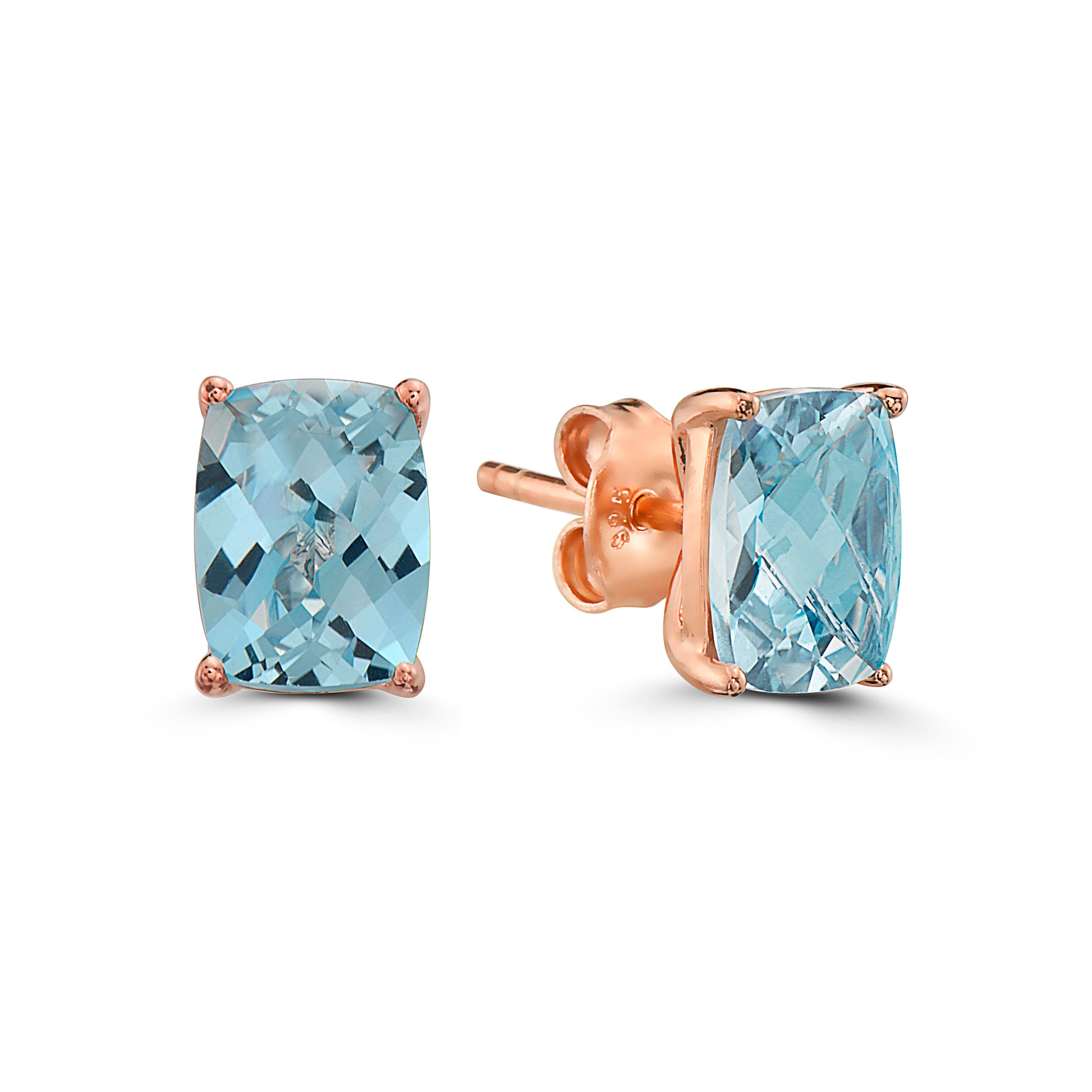 levian blue topaz earrings