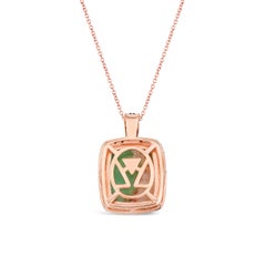 Levian Rose Gold Plated Silver Natural Aquaprase Topaz Smoky Quartz Pendant