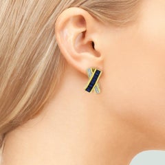 Le Vian Sapphire & Diamond 18K Earrings