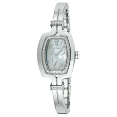 LeVian Time Armreif Uhr Vanilla Diamanten Edelstahl
