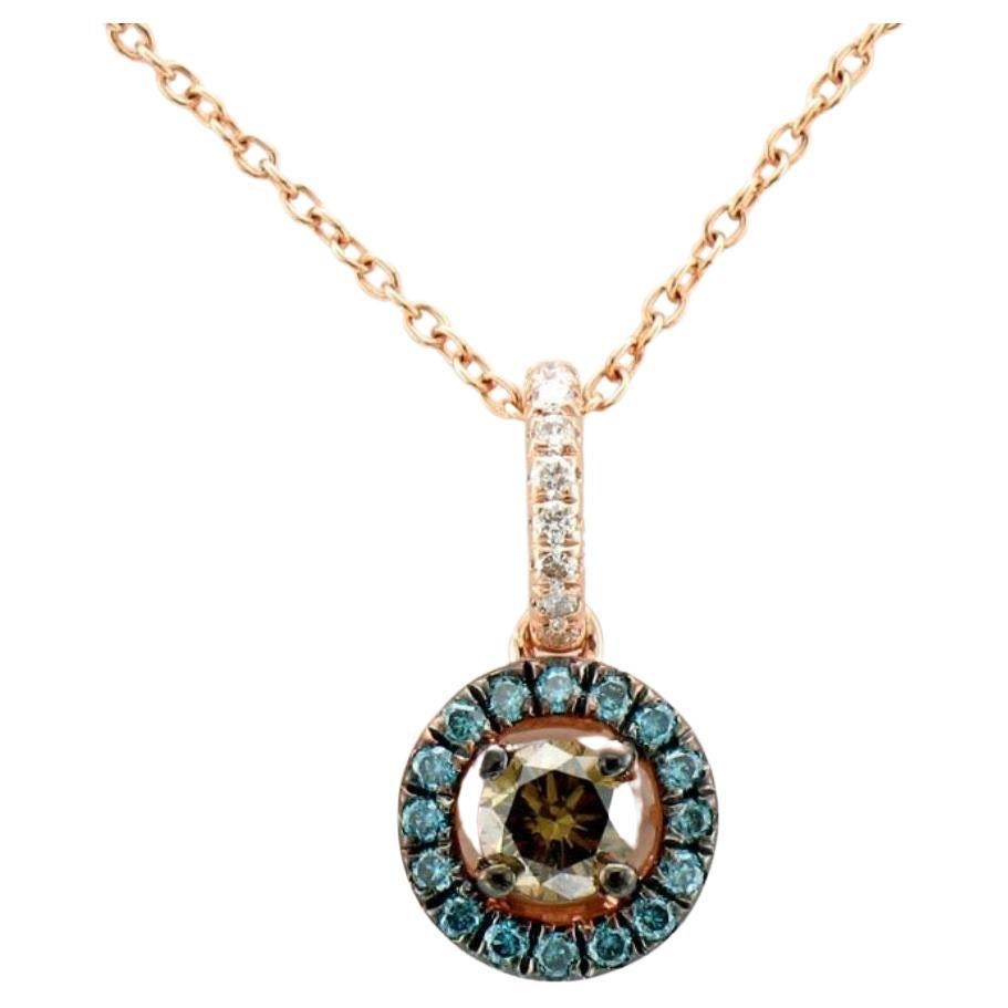 Ciondolo con diamante bianco Levian in oro rosa 14K
