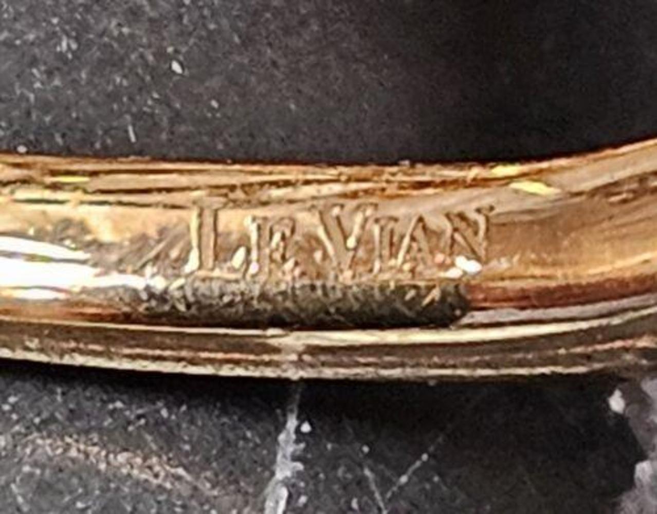 Levian Whole Finger Ring 14k Rose Gold 1 5/8ct Diamond Flowers Butterfly Sz 7 3