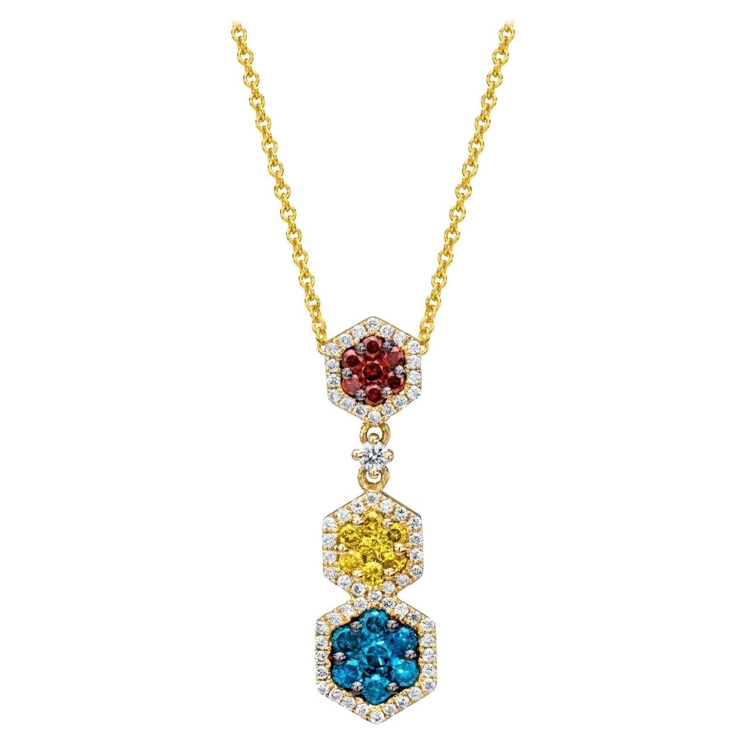 Levian Gelber Diamant-Anhänger aus 14K Gelbgold