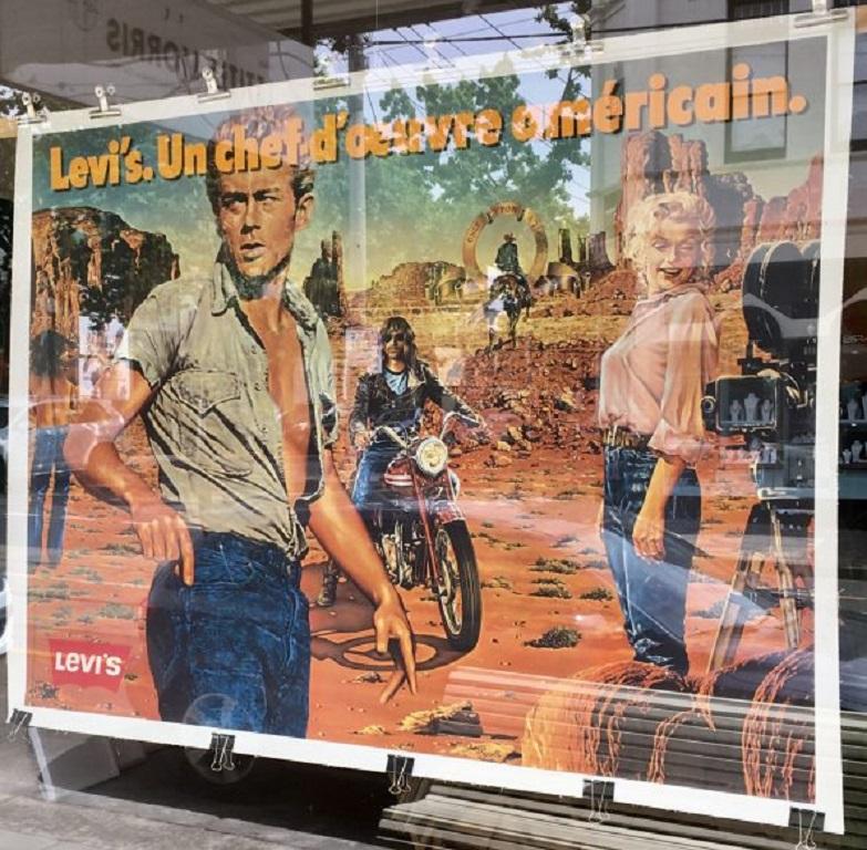 Levi's, an American Masterpiece Original Vintage Poster In Excellent Condition In Melbourne, Victoria
