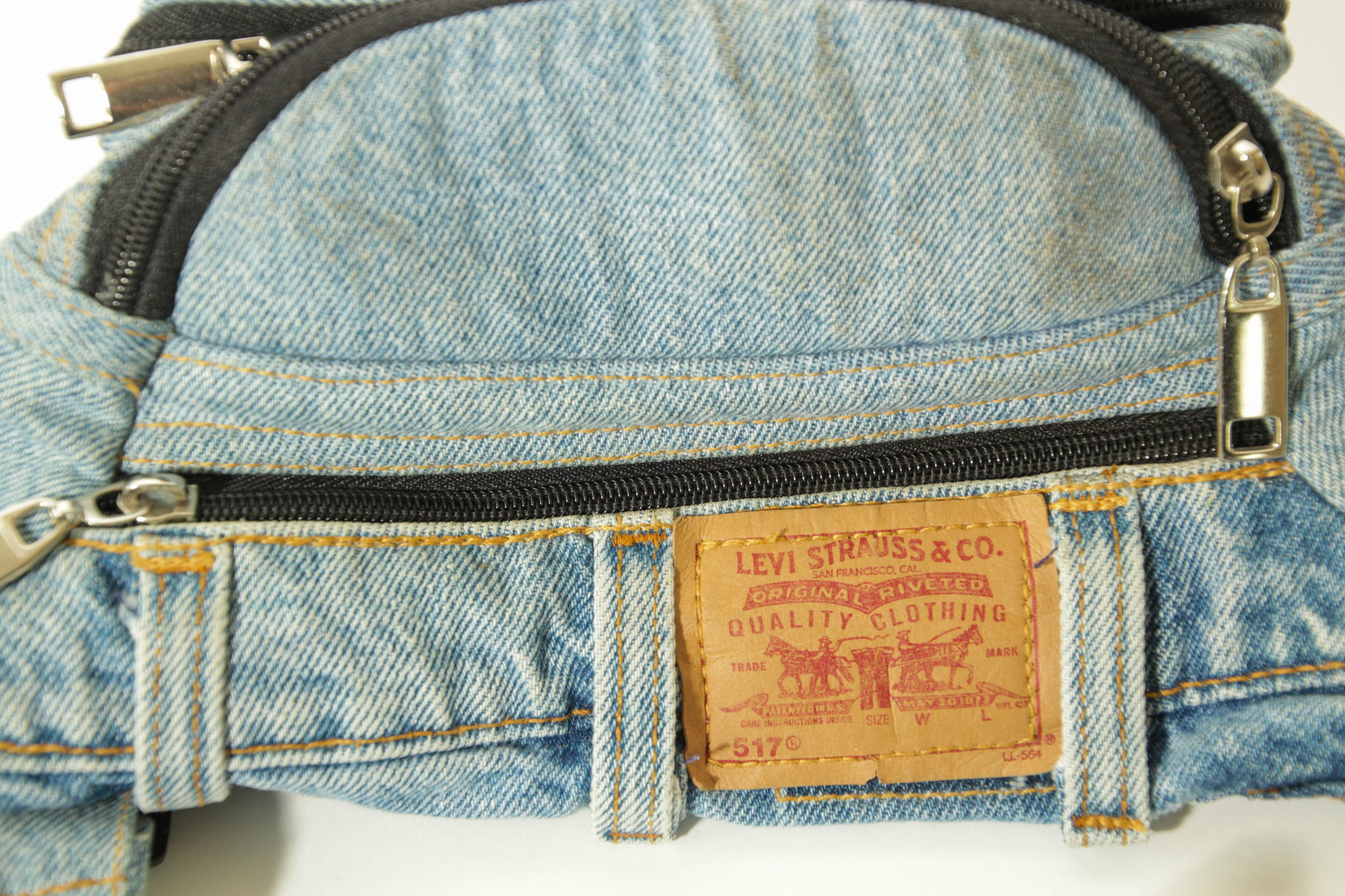 Levi's Levi Strauss Gürteltasche aus Denim mit Gürteltasche im Angebot 8