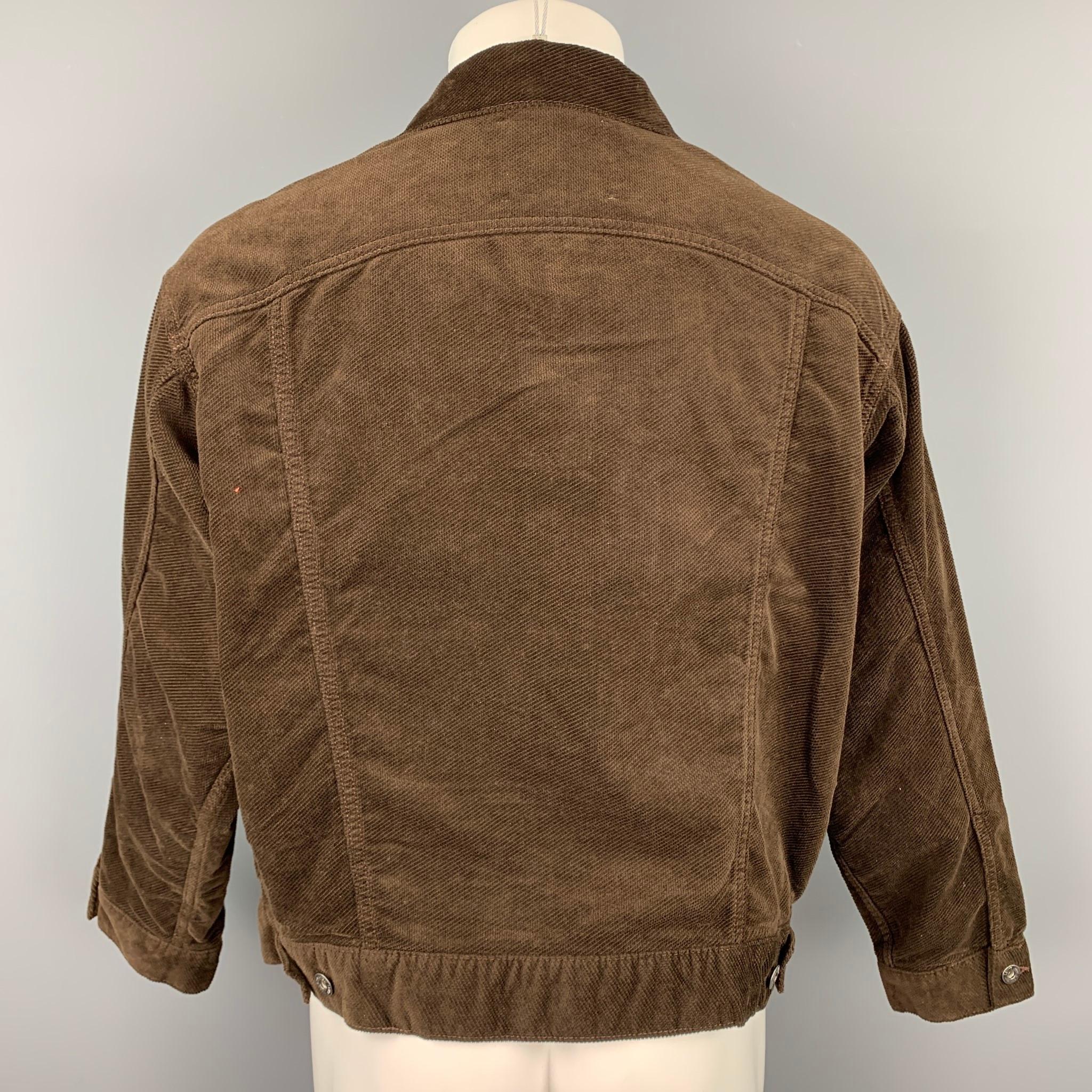 levi brown corduroy jacket