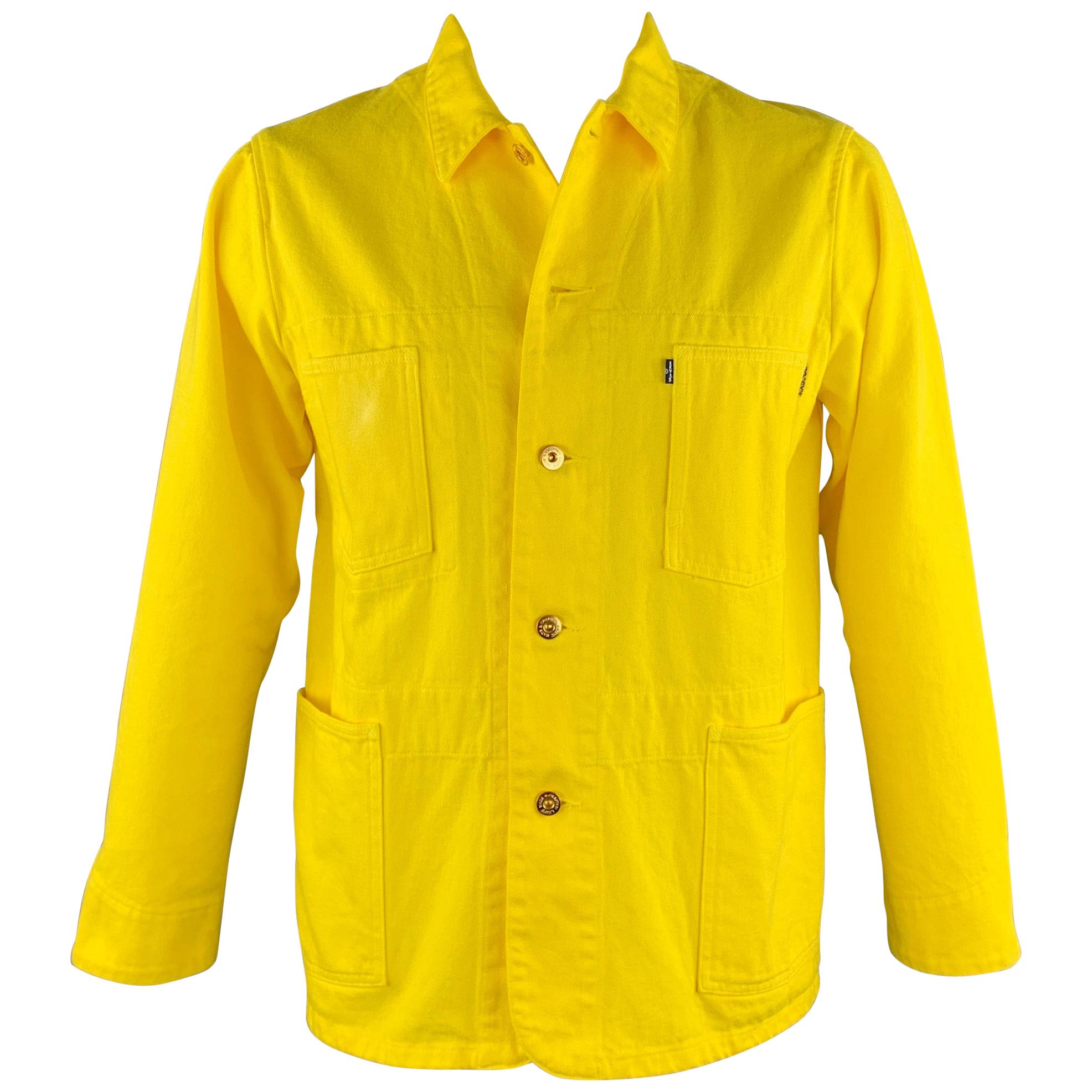 LEVI'S MADE & CRAFTED Size M Yellow Cotton Worker Jacket