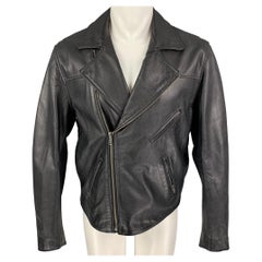 LEVI'S MADE & CRAFTED Size S Black Leather Biker Jacket