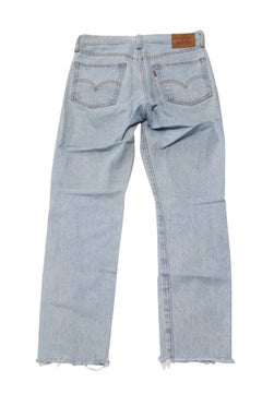 Levi's Medium Wash Jeans in Light Blue Cotton Denim
