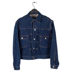 Levis Selvage, beschnitten, Typ 2 1950er Jahre, BIG E Herren Jacke Größe S/M