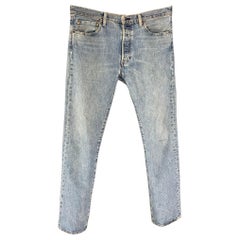 LEVI'S Size 34 light blue Wash Denim Jeans