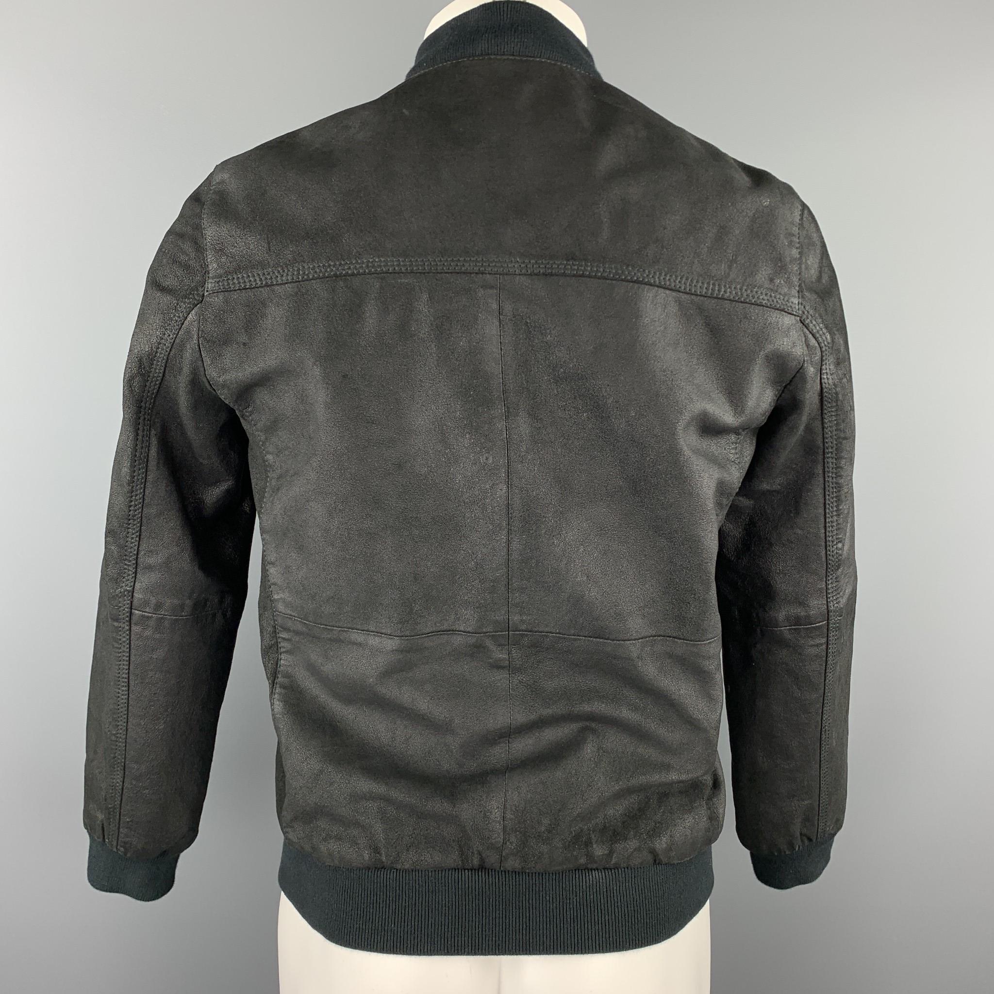 levi's bomber jacket leather