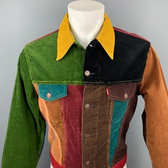 LEVI'S VINTAGE CLOTHING Big E Size M Size M Multi-Color Corduroy Jacket