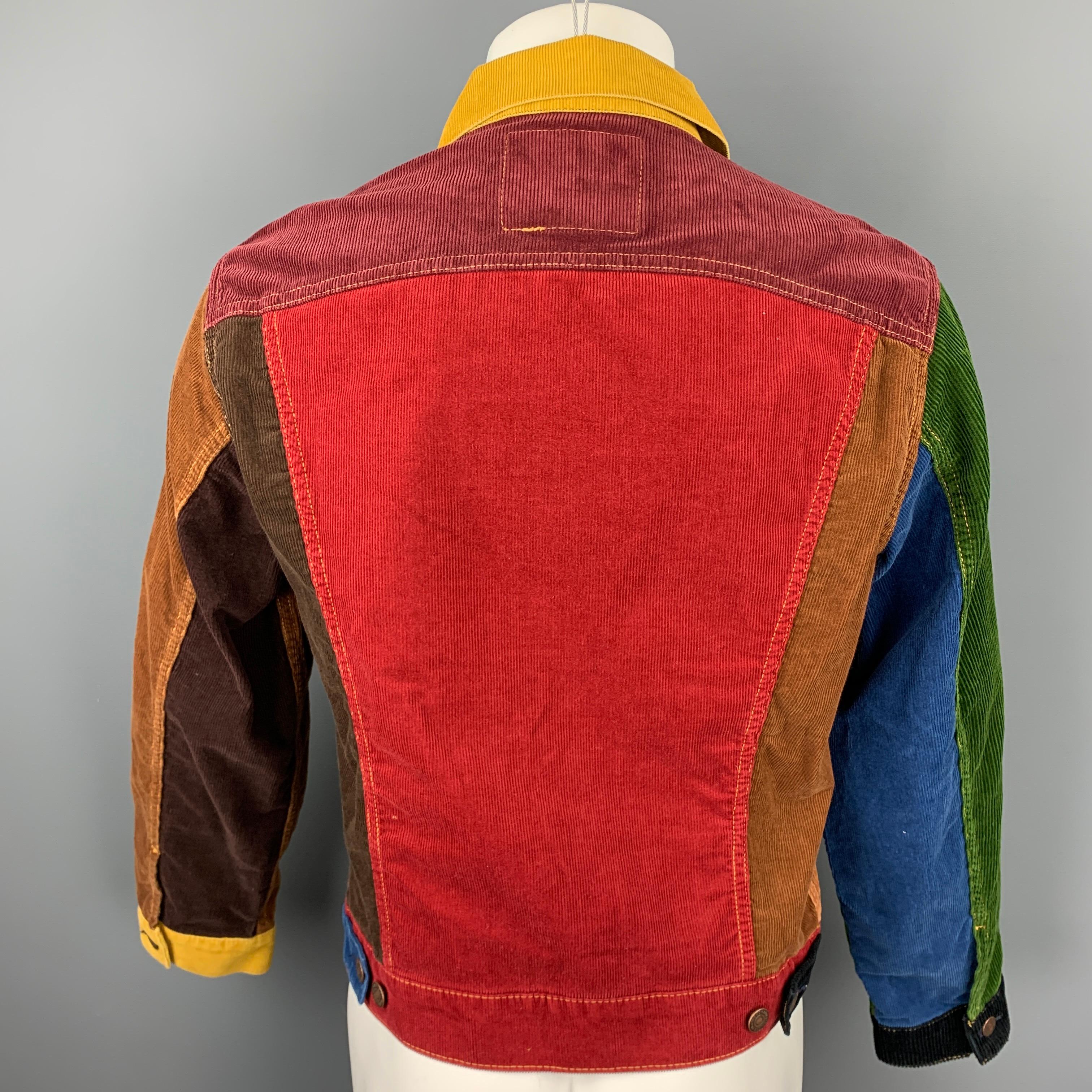 LEVI'S VINTAGE CLOTHING Big E Größe M Größe M Größe M Mehrfarbige Kordjacke im Zustand „Hervorragend“ in San Francisco, CA