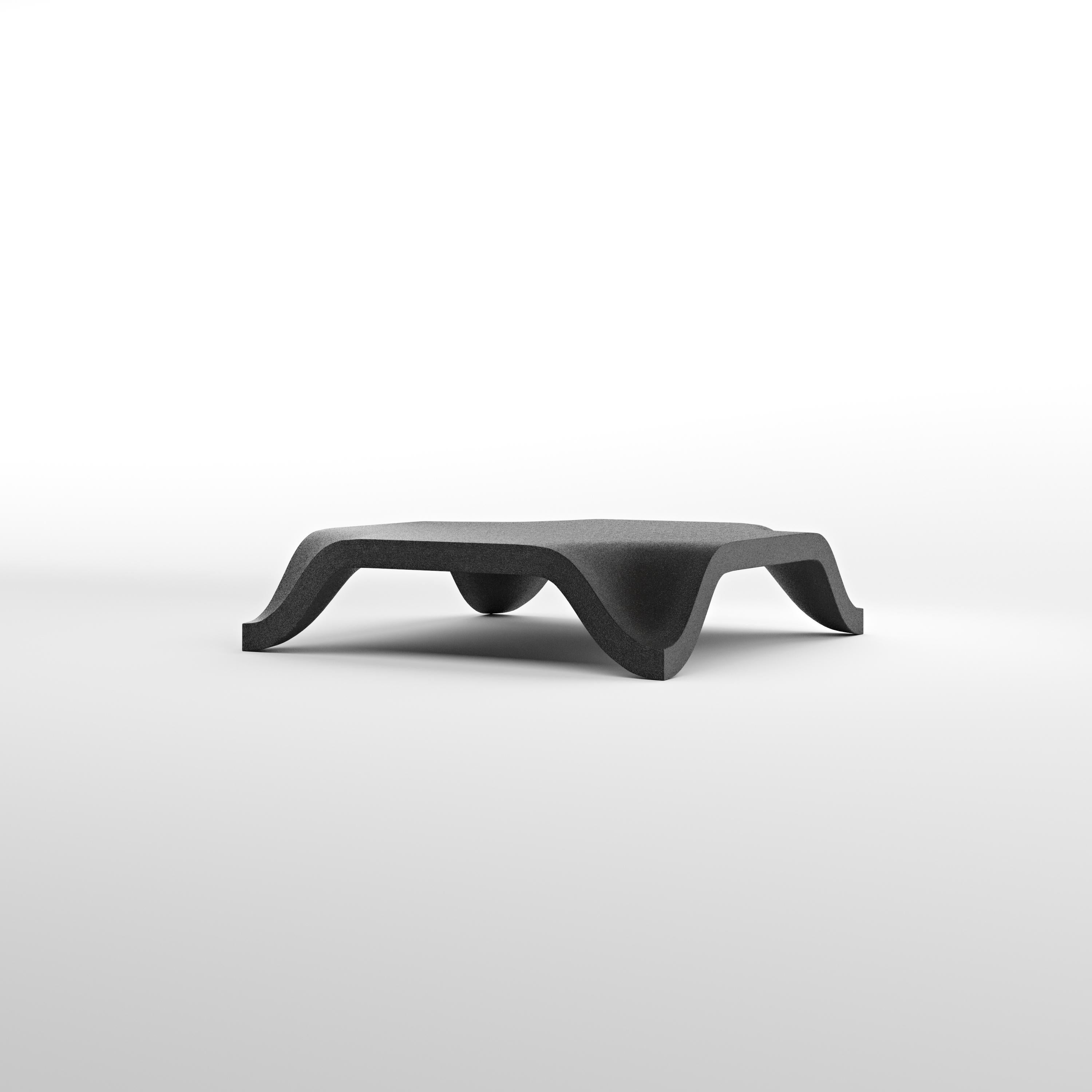 Made-to-order
Contourage quartz sand
Coffee table by Johan Wilén

The Swedish designer's latest striking creation—a console table like no other. Utilising innovative 3D printing technology and quartz sand, intertwining organic forms and the rugged