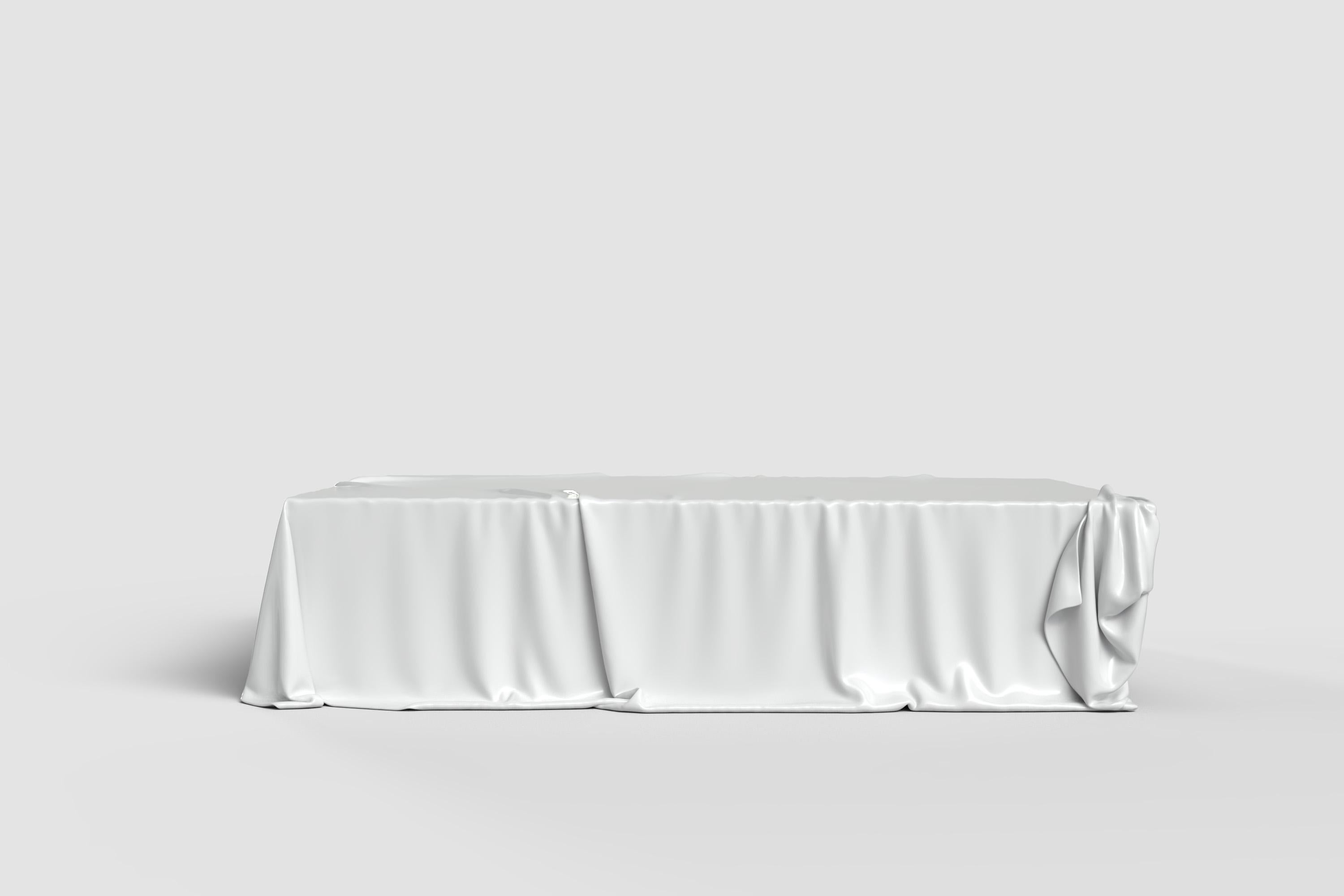 Table basse Whiting en blanc brillant Neuf - En vente à San Jose del Cabo, BCS