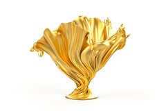 Levitaz Vase Gold / Black