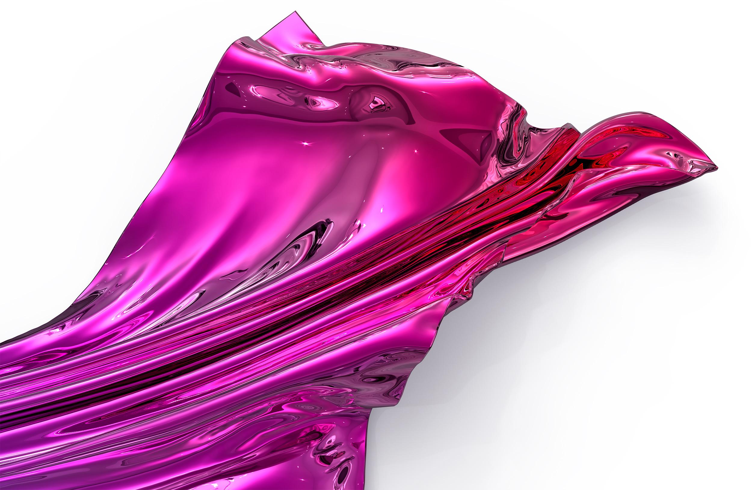 The Levitaz Wind Panel 06 exudes dynamism and fluidity, as if capturing the ephemeral dance of wind in a solid form. Its vibrant magenta to blue hue fade, applied through a meticulous chroming process, seems to shift with the light, creating an