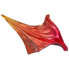 Levitaz Wind Panel Wall Mounted Sculpture Chrome Fade Colors
