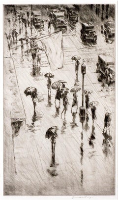 Rainy Day / Fifth Avenue in New York