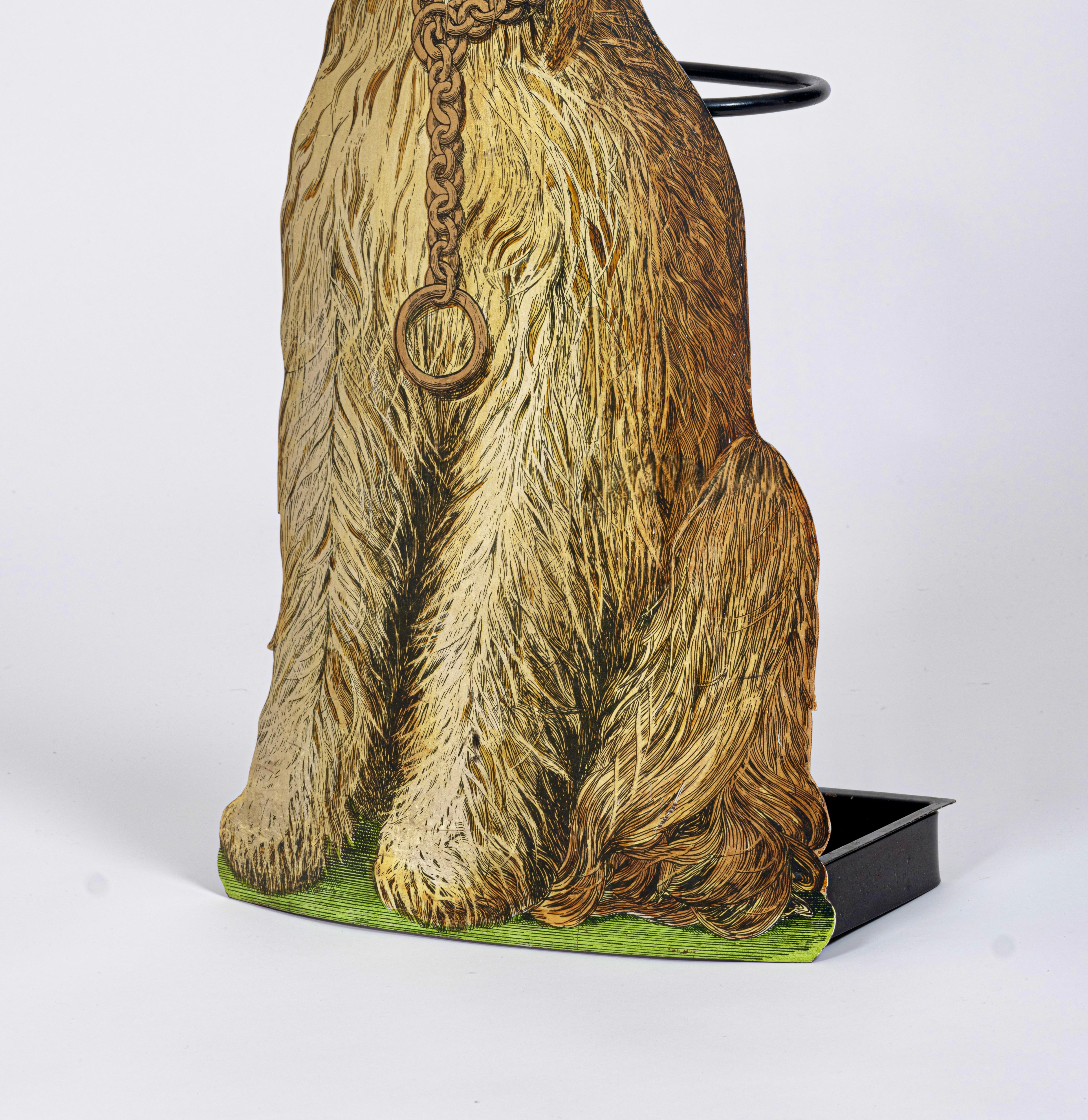 'Levriero Afgano' Afghanischer Hund Umbrella Stand, Piero Fornasetti Italien um 1955 (Mitte des 20. Jahrhunderts) im Angebot