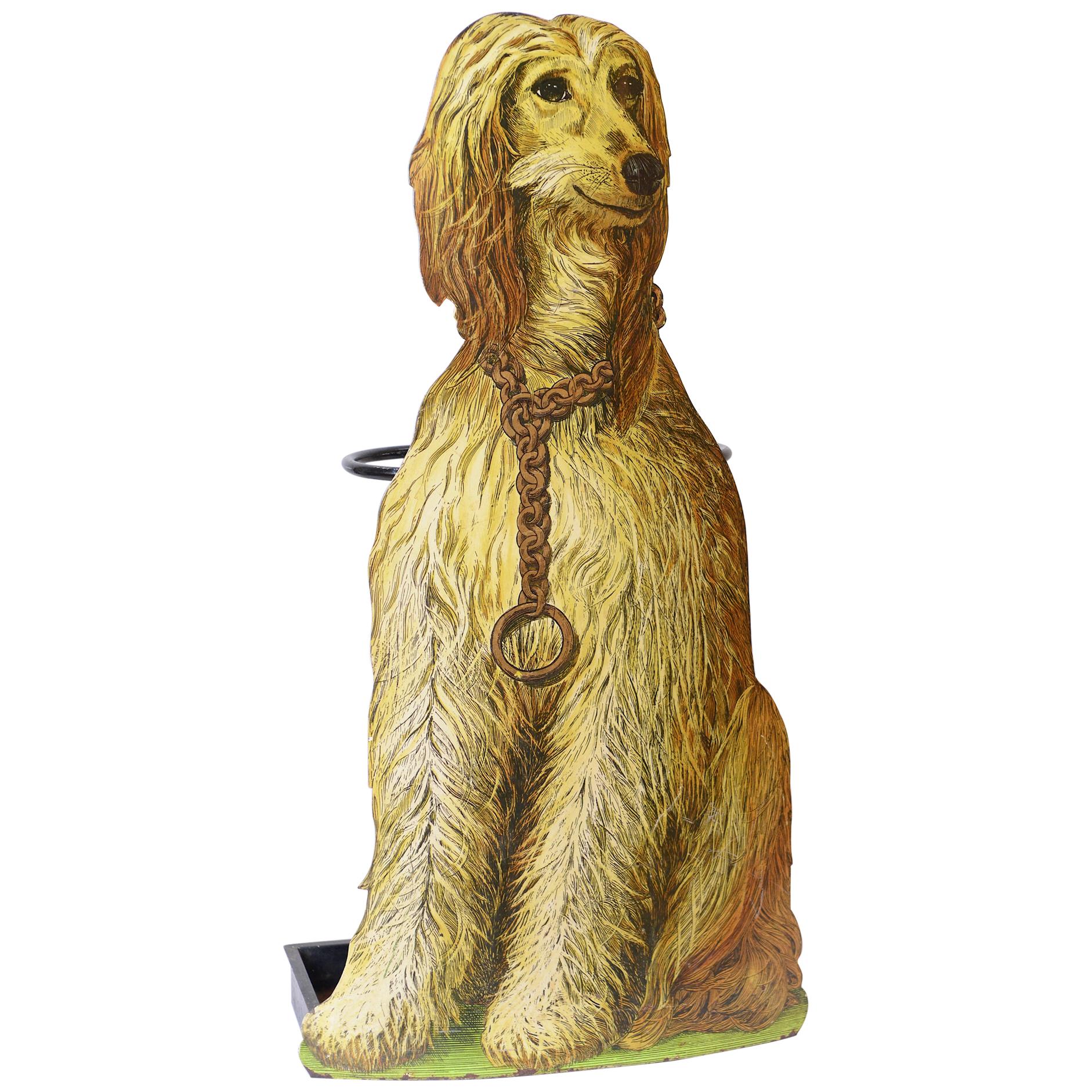 ‘Levriero Afgano’ Afghan Hound Umbrella Stand, Piero Fornasetti Italy circa 1960