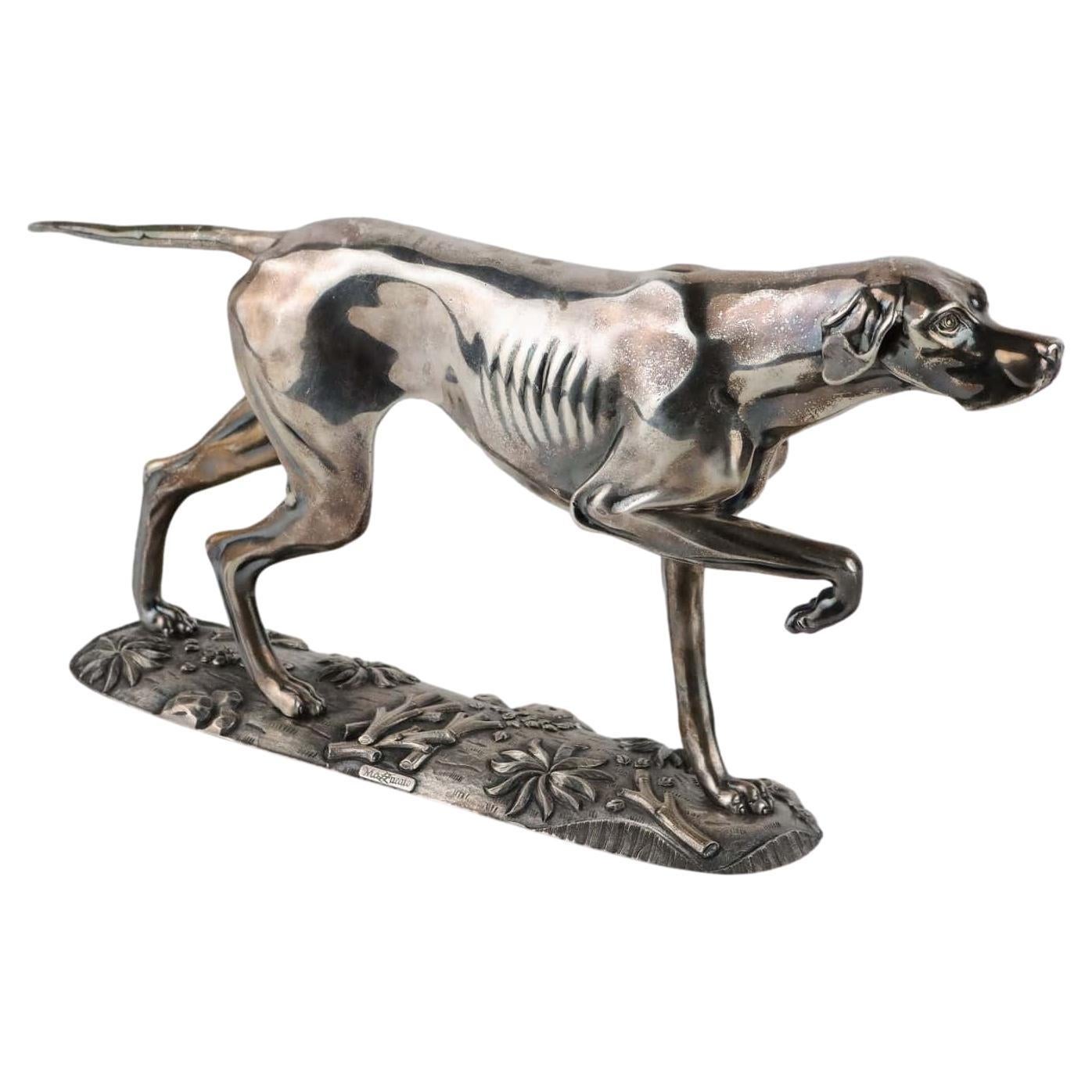 Galgo de plata Fabricación Mazzucato Italia Segunda mitad 1900s