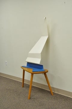 Levy Mid-Century Modern Modernist Steel Abstract Nautical Sailboat Sculpture