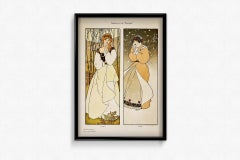 Art nouveau style poster by Lewis Baumer