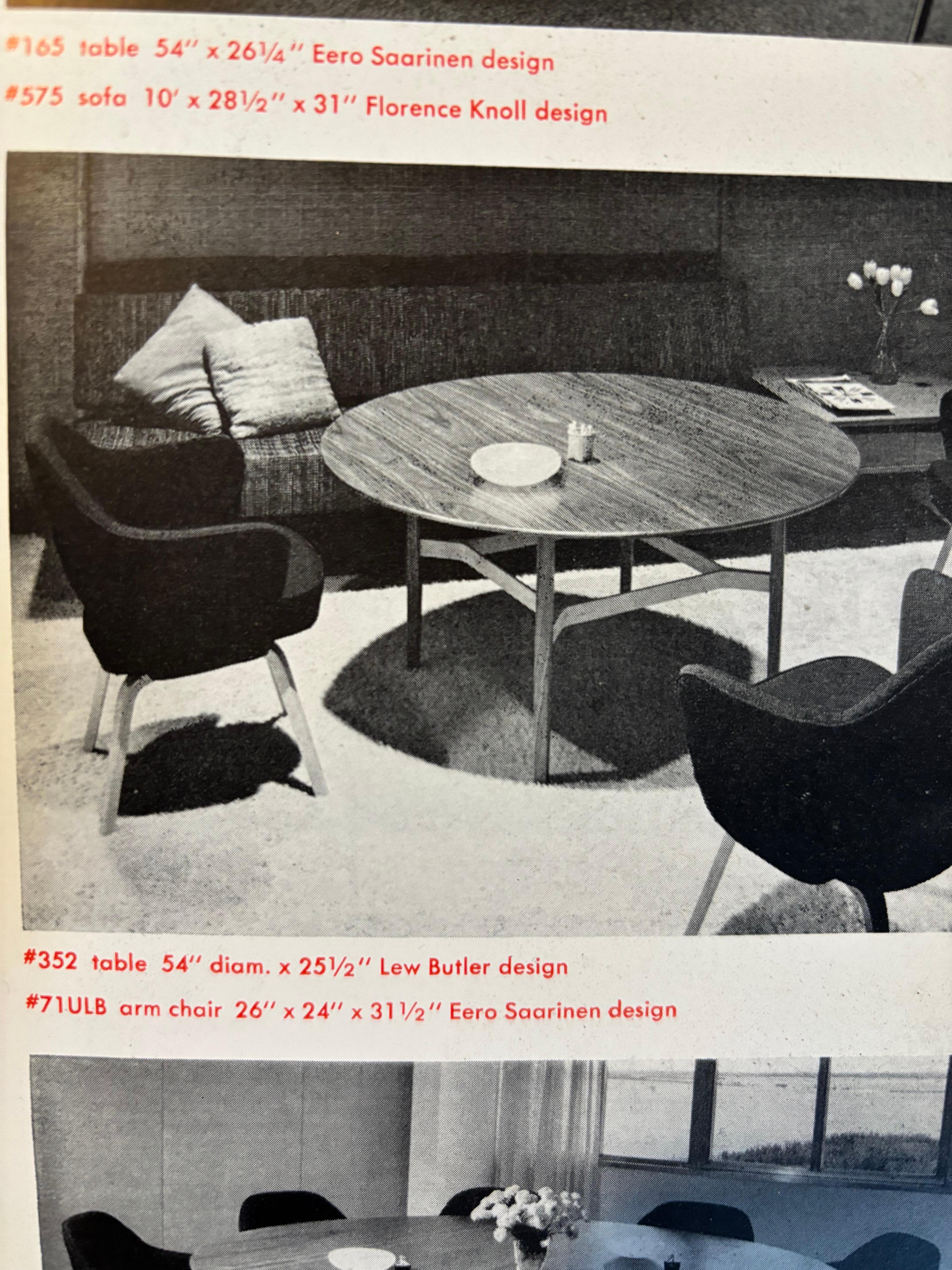 Table d'origine Lewis Butler pour Knoll  Modèle 352 en vente 3