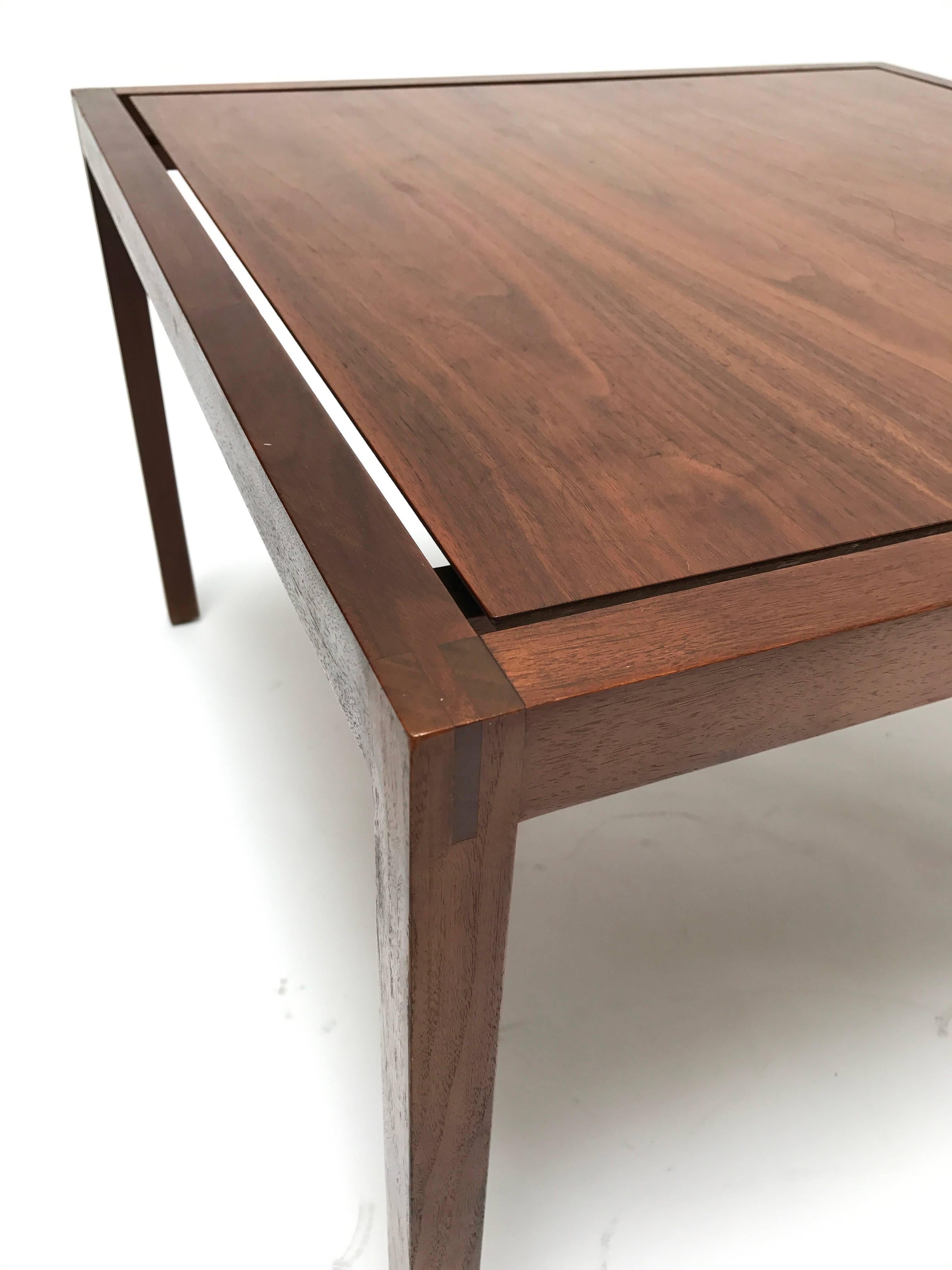 American Lewis Butler for Knoll Walnut Side or Cocktail Table