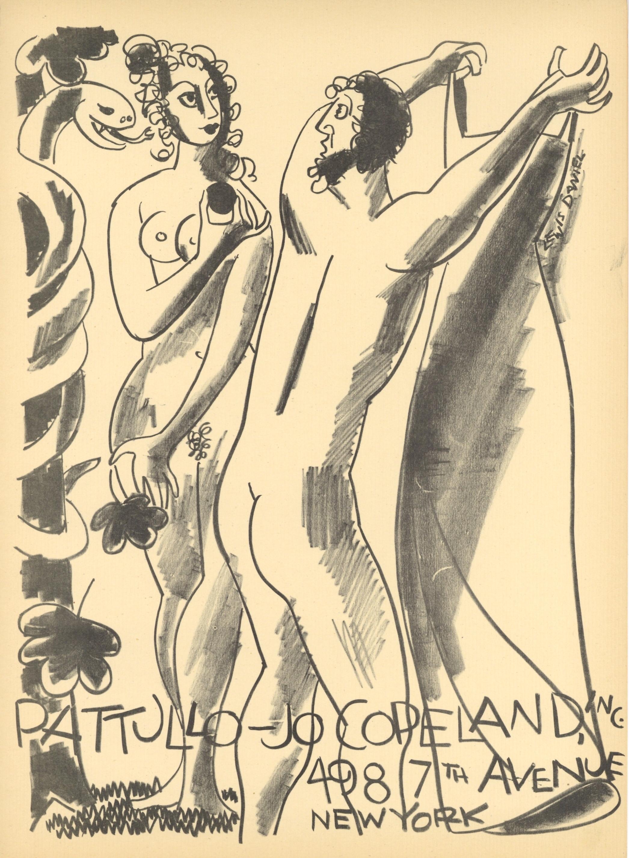original lithograph - Print by Lewis C. Daniel