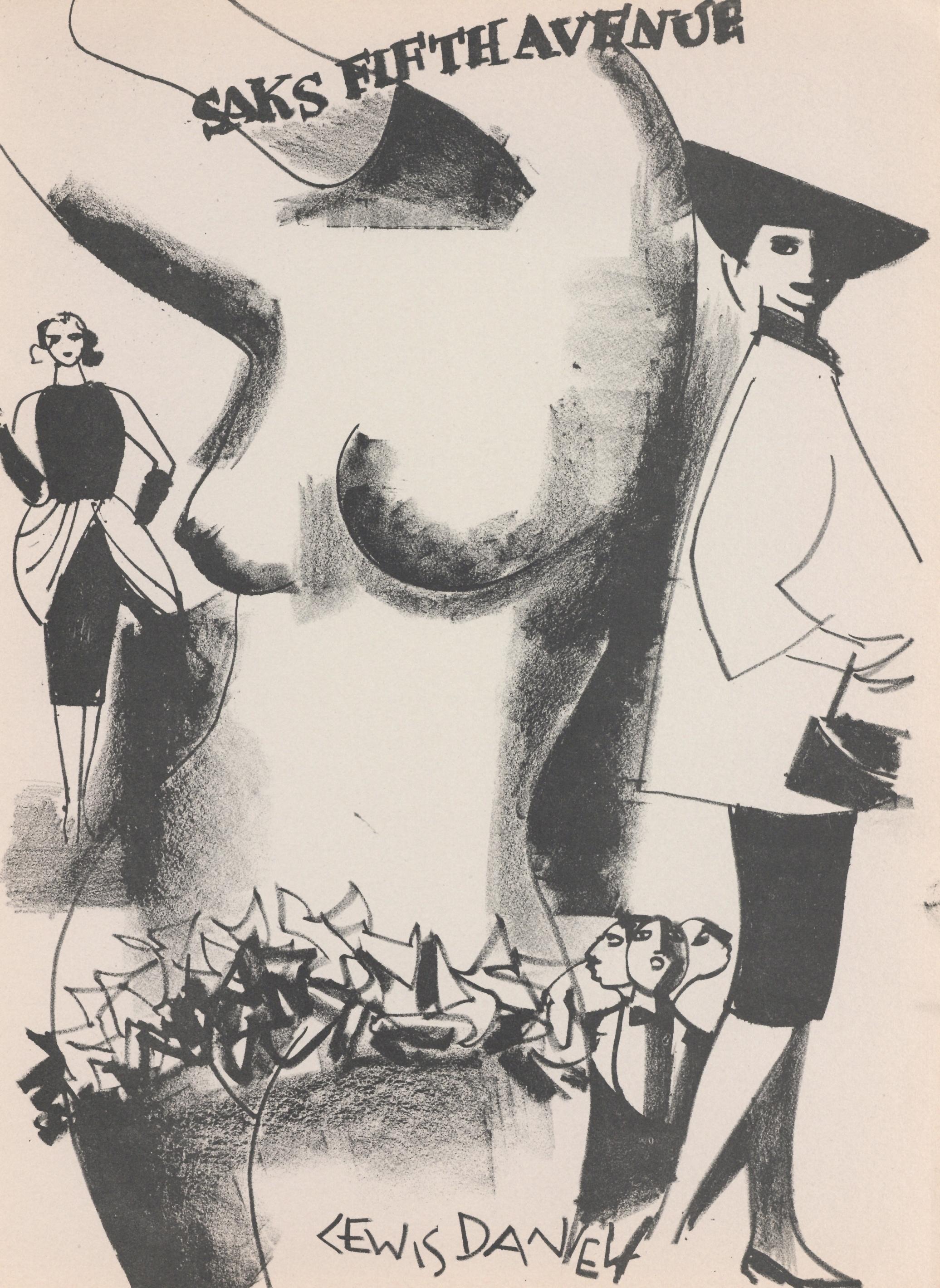 original lithograph - Print by Lewis C. Daniel