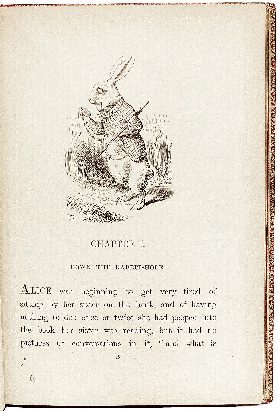 Lewis Carroll. Alice's Adventures In Wonderland. 1891 - PRESENTATION COPY 1