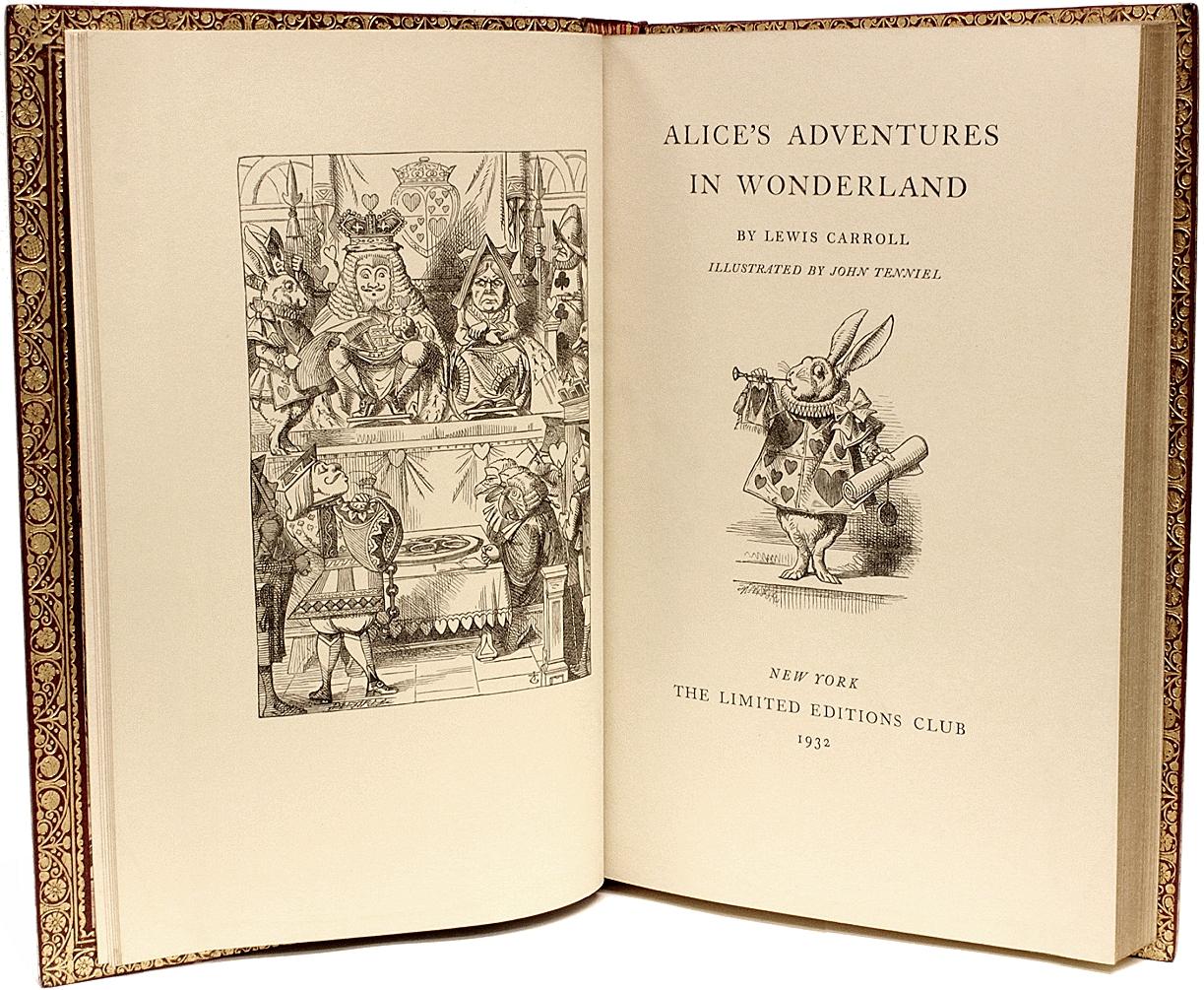 Lewis Carroll, Alice's Adventures in Wonderland, Signed by The Real Alice, 1932 1