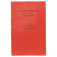 Lewis Carroll Centenary Exhibition. Speech By J. C. Squire - 1932