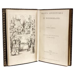 Antique Lewis Carroll Dodgson, Alice's Adventures in Wonderland, 1st London Ed 1866