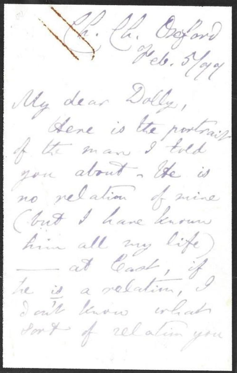 - A pair of handwritten letters by one of the most influential writers of the 19th century, Lewis Carroll

Charles Lutwidge Dodgson (1832-1898), known more commonly by his pen name Lewis Carroll, was a renowned English writer, mathematician and