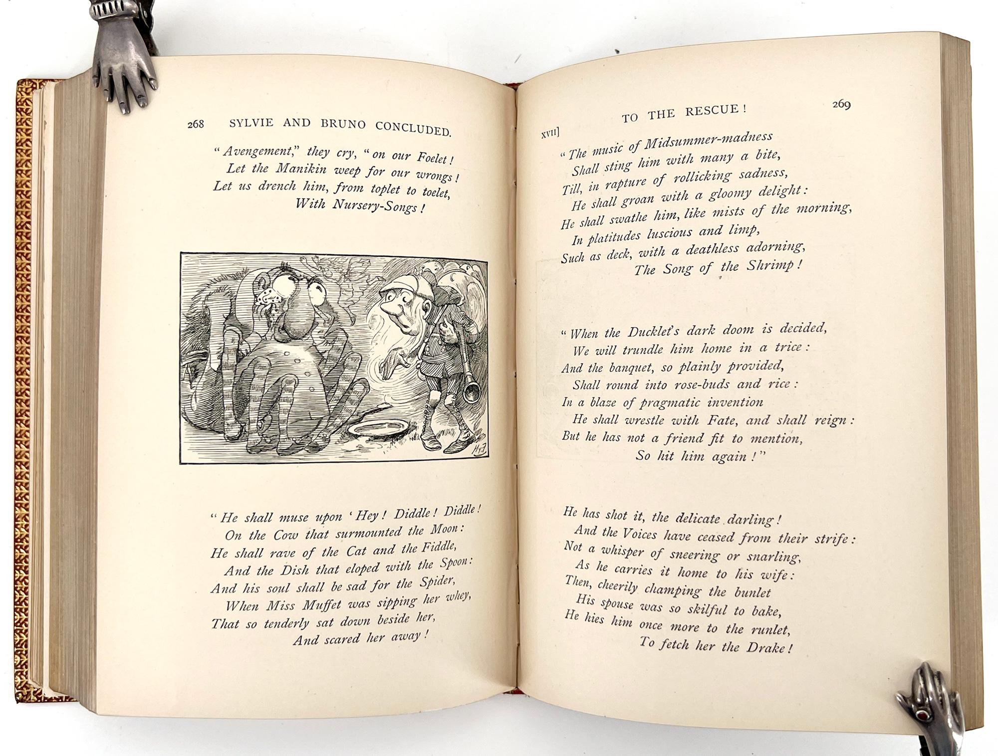 Lewis CARROLL: Sylvie and Bruno & Sylvie and Bruno Concluded; illustr. FIRST Ed. For Sale 14