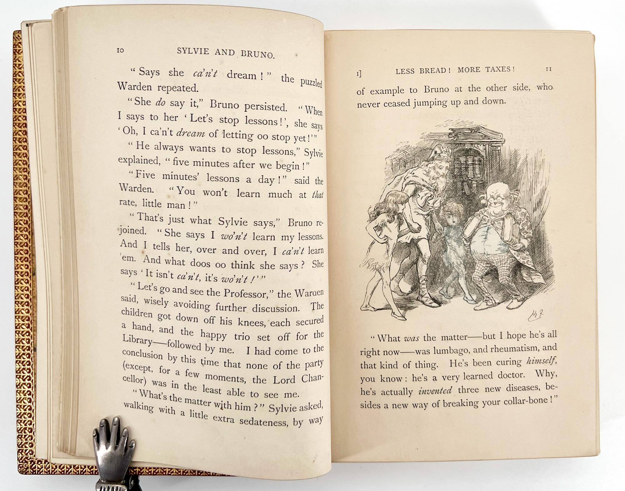 Lewis CARROLL: Sylvie y Bruno & Sylvie y Bruno Concluidos; ilustr. PRIMERA Ed. en venta 3