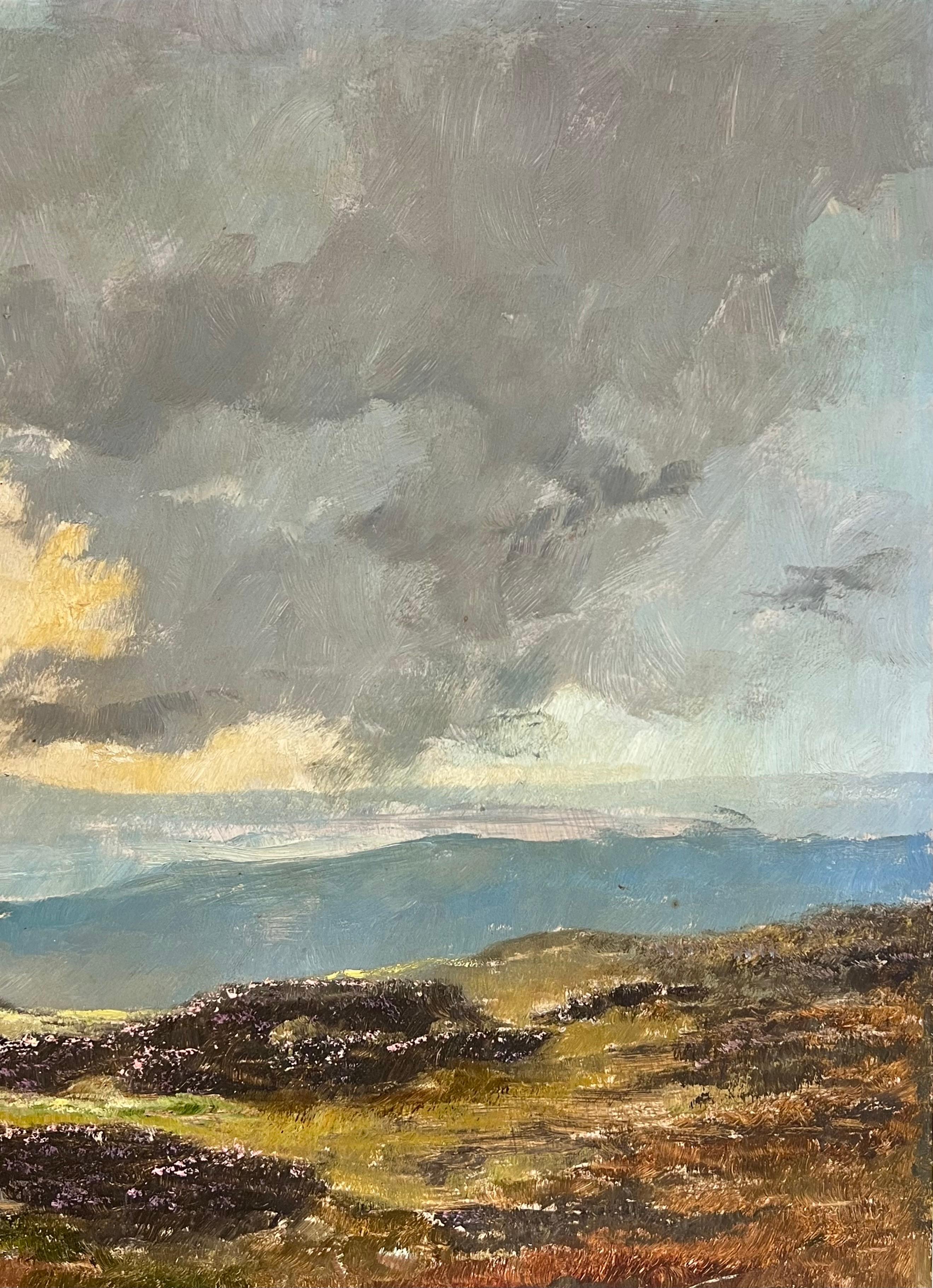 Lewis Creighton ( Brite 1918-1996) 
signiertes Öl auf Karton, ungerahmt
Tafel: 16 x 20,5 Zoll
Provenienz: Privatsammlung
Condit: sehr guter Zustand

Lewis Creighton wurde 1918 in Yorkshire geboren. Er wuchs in dem kleinen Dorf Appleton-le-Moors auf,