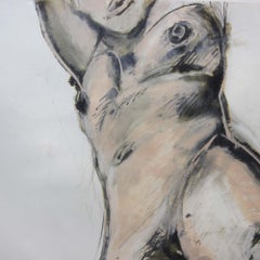 L'artiste Lewis Evany a peint à la gouache « Une femme nue »
