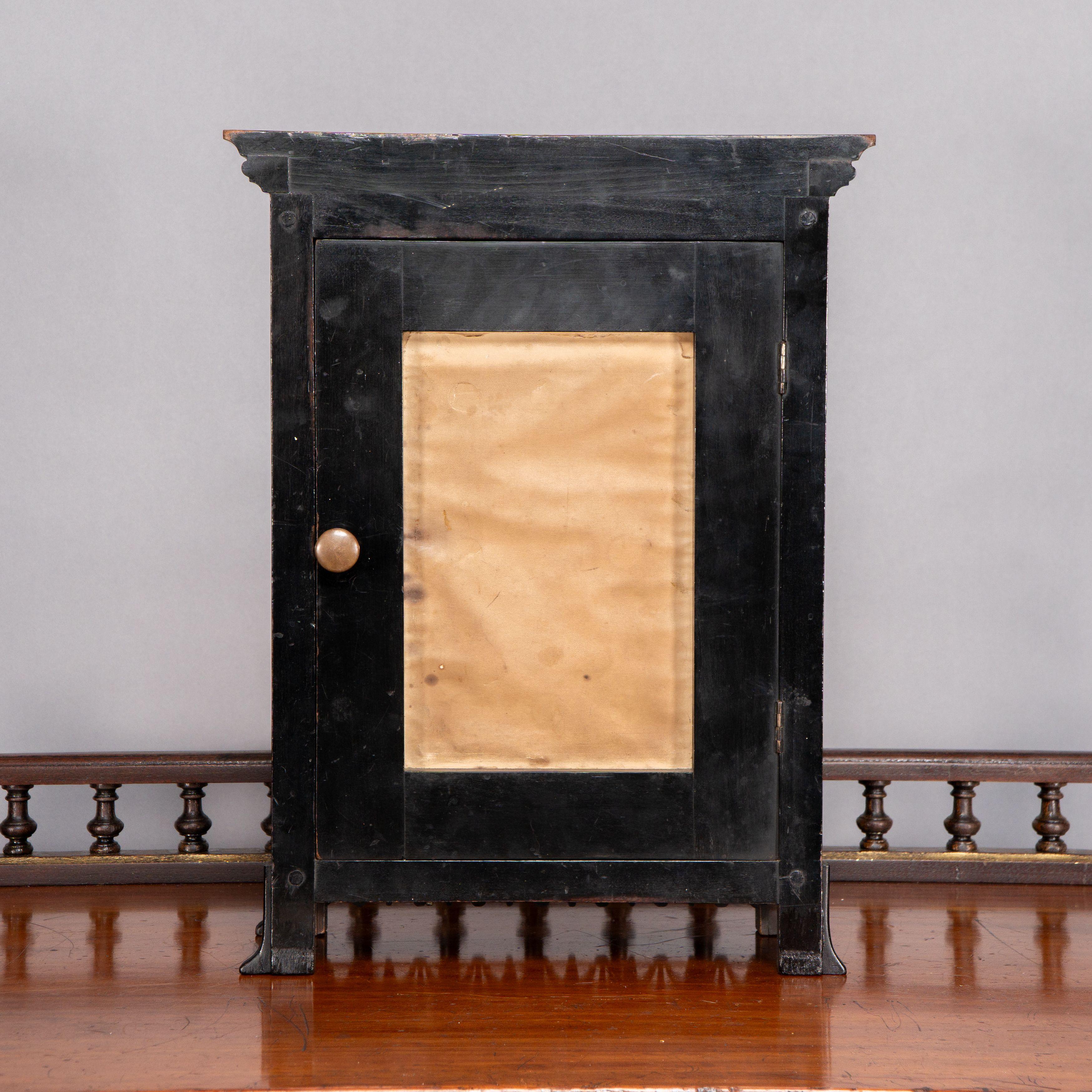 Lewis Foreman Day. Made by Howell and Sons. An Aesthetic Movement ebonized clock For Sale 1