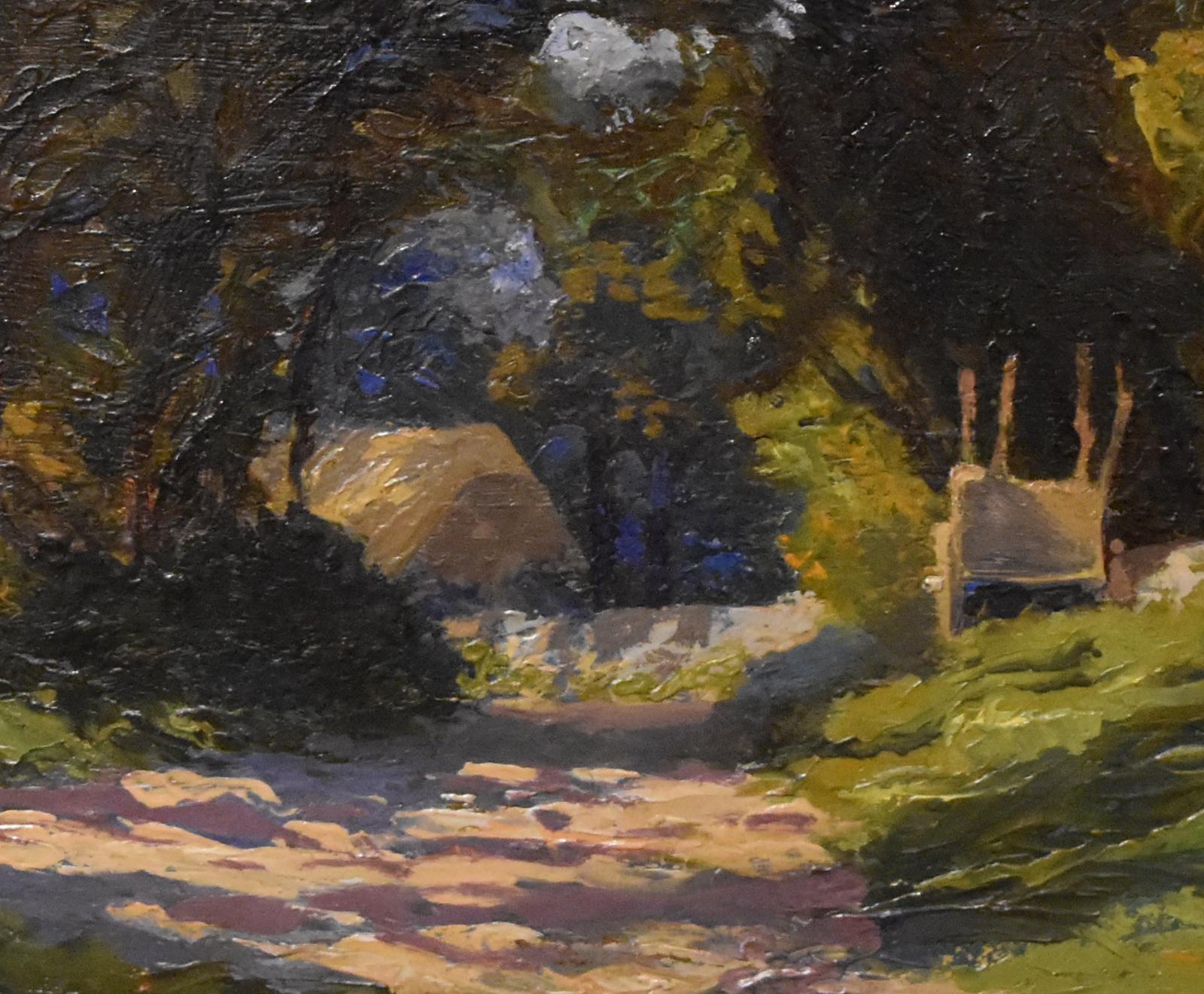 Ölgemälde von Lewis George Fry „Eine sonnige Farm“ im Angebot 2