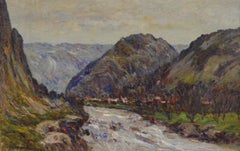 Mountain Scene with River