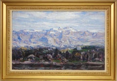 Mountains Capped in Snow