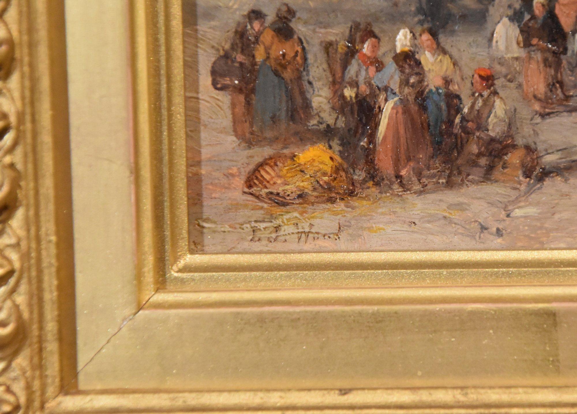 Peinture à l'huile de Lewis John Wood « Beauvais » 3